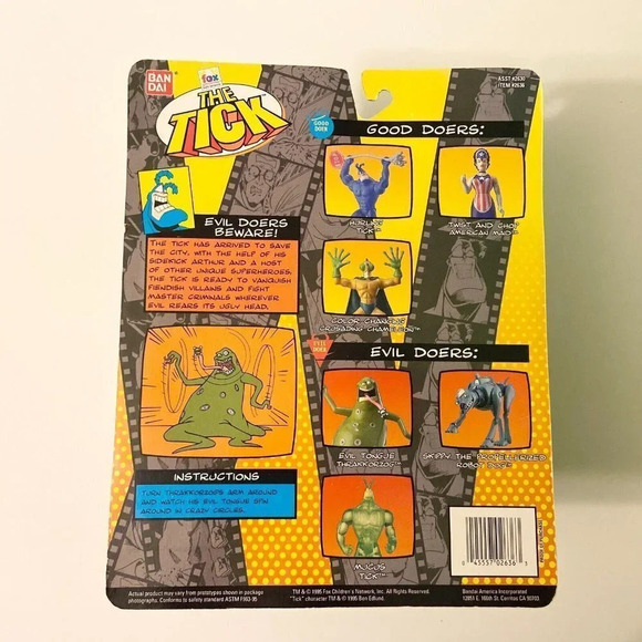 Vintage 1995 The Tick Evil Tongue Figure Bandai Series 2 - Picture 9 of 16